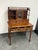 Quarter-Sawn Oak Secretary Desk + Gallery Top, Antique For Sale - Image 4 of 12