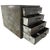 Midcentury Small Industrial Metal Box With Drawers For Sale