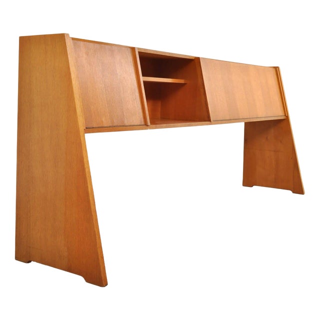 Mid-Century Slanted Front Sideboard, 1950s For Sale