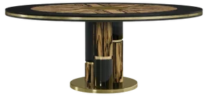 Royal Ebony Dining Table by Memoir Essence