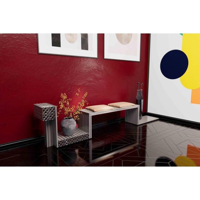 Not Yet Made - Made To Order New York Bench from Aluminium Exchange For Sale - Image 5 of 7