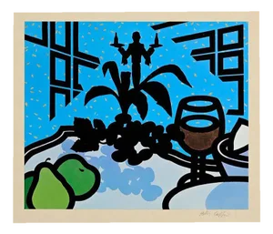 Patrick Caulfield, Menu for Cavendish Hotel, 1976, Screenprint