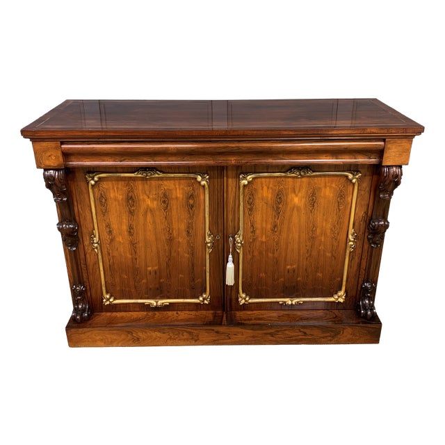 Regency Rosewood Side Cabinet, 1820 For Sale
