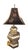Vintage Frederick Cooper Hexagonal Brass Urn Lamp With Relief Chinoiserie Tole Shade For Sale In Chicago - Image 6 of 12