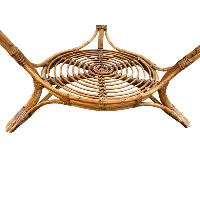 Rattan Coffee Table, Spain, 1960s For Sale - Image 11 of 16