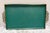 Mid-Century Modern Midcentury Modern Turquoise Decor Tray With Gold Handles For Sale - Image 3 of 7