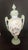Antique Nippon Hand-Painted Moriage Covered Urn Vase – 13” For Sale - Image 4 of 12