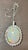 52 Carat Oval Ethiopian Opal & Diamond Pendant 14 Karat White Gold Necklace For Sale In New York - Image 6 of 18