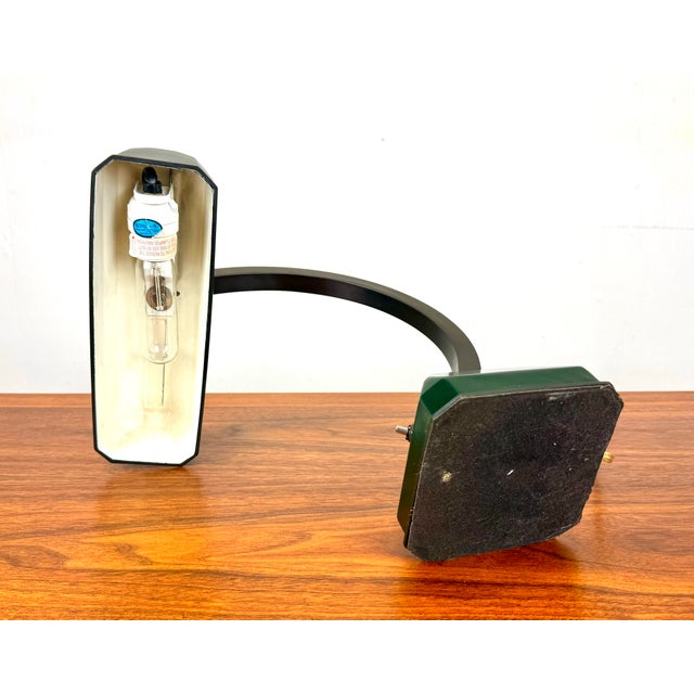 Vintage Art Deco Mid Century Modern Adjustable Desk Banker’s Lamp For Sale - Image 11 of 12