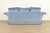 Baker Furniture Blue Velvet Upholstered Roll Arm Sofa For Sale - Image 11 of 13
