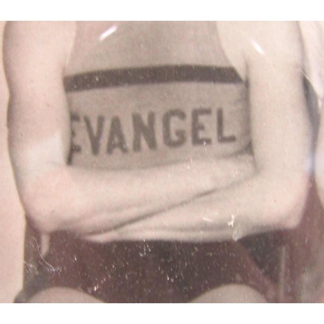 American Antique 1931-32 Photograph the Evangel Basketball Team Evangel University, Framed For Sale - Image 3 of 5