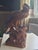 Brienz Swiss Woodcarvers, Eagle Sculpture, 1920s, Glass and Wood For Sale - Image 12 of 18