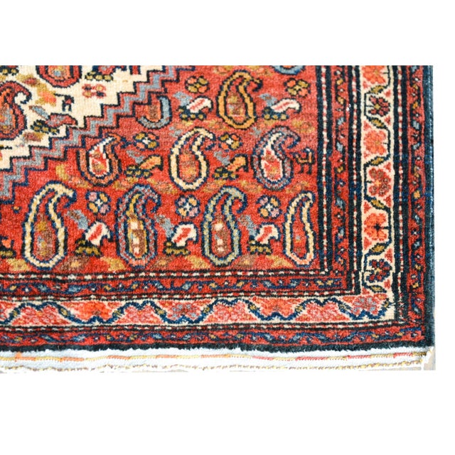 Textile Early 20th Century Senneh Rug For Sale - Image 7 of 10