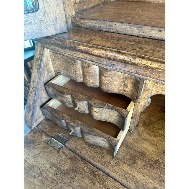Coffee Vintage French Secretary’ Desk For Sale - Image 8 of 12
