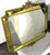 Mid 20th Century Italian Giltwood Wall Mirror With Canary‑Yellow Border, Rococo Style For Sale - Image 5 of 11