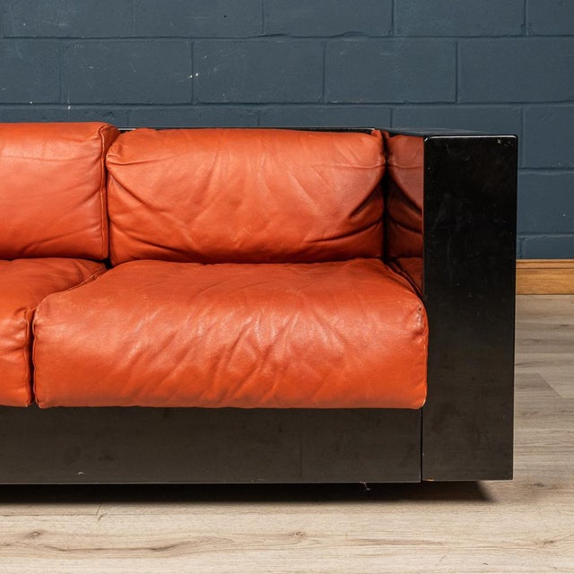 Vintage Three-Seater Saratoga Sofa by Lella and Massimo Vignelli for Poltronova, 1960s For Sale - Image 17 of 18