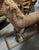 Oversized Vintage Wicker Children's Rocking Horse For Sale - Image 9 of 11