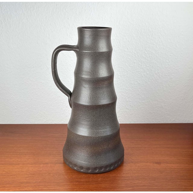 Mid-Century Modern German Studio Pottery Floor Vase from Petra Töpferei, 1960s For Sale - Image 13 of 18