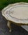 Italian Coffee Table Florentine Style Lacquered Painted Baroque Oval Tray 50s For Sale In Philadelphia - Image 6 of 13