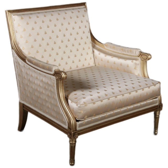 1980s Louis XVI Style Seating Group by Pierre Counot Blandin, France, 1980, Set of 6 For Sale - Image 5 of 18