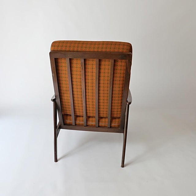 Vintage Scandinavian Teak Armchair, 1970s For Sale - Image 10 of 12