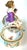 White Meissen Rococo Figural Sweetmeat Dish Seated Maiden with Twin Floral Baskets For Sale - Image 8 of 13