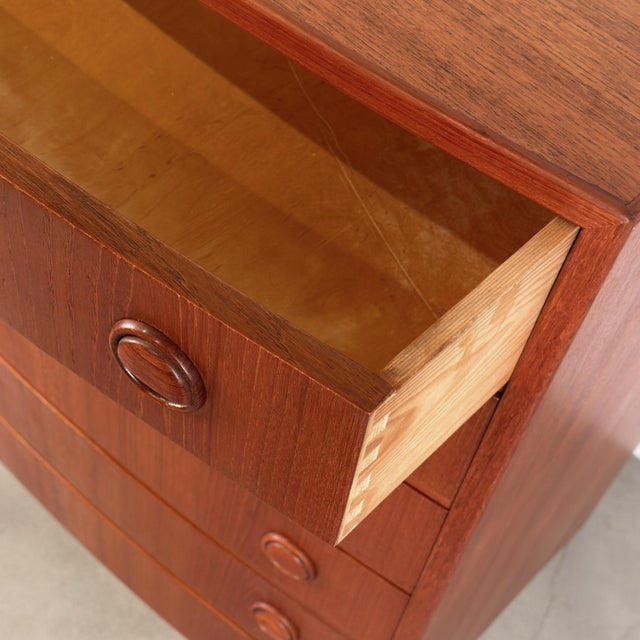 Mid-Century Modern Vintage Danish Teak 6-Drawer Dresser For Sale - Image 3 of 6