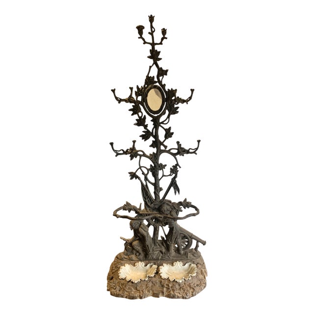 Entrance Hall Coat Rack in Cast Iron from Maison Corneau Alfred For Sale