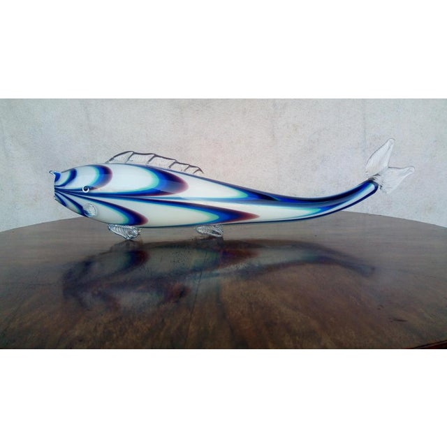Mid-Century Modern Murano Glass Fish, 1970s For Sale - Image 3 of 17