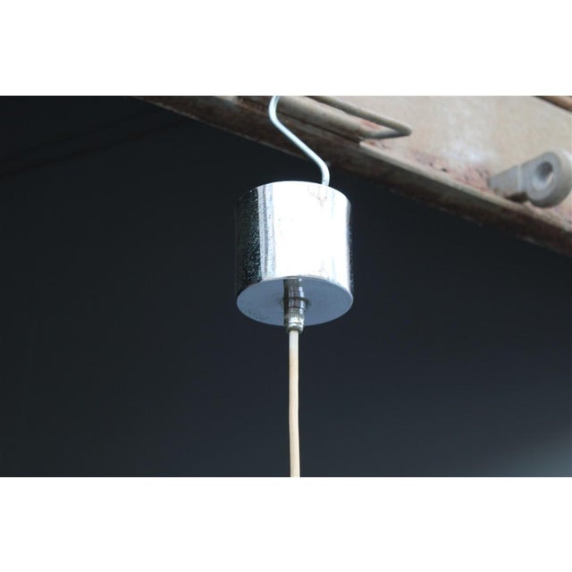 Minimalist Orange Pendant from Fontana Arte, 1960s For Sale - Image 10 of 12