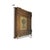 This vintage Medina oil painting on canvas features a neoclassical urn sign in shades of red and green. The framed artwork...