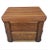 1950s Victorian Tiger Oak Parquetry Sewing or Desk Top Chest of Drawers For Sale - Image 5 of 7