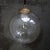 1970s Vintage Dutch Bubble Glass and Brass Globe Pendant Lamp For Sale - Image 5 of 6