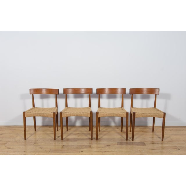 Mid-Century Modern Mid-Century Modern Dining Chairs by Arne Hovmand-Olsen for Mogens Kold, 1960s, Set of 4 For Sale - Image 3 of 18