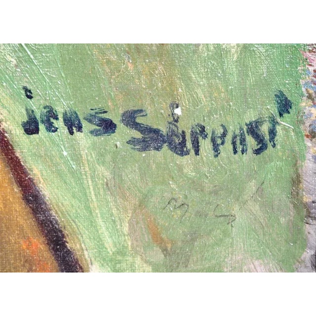 Danish Circus Painting by Jens Sorensen For Sale - Image 4 of 5