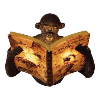 Monkey Book Sconce by Maitland Smith For Sale