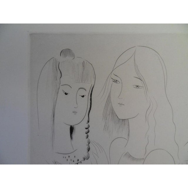 Modern Mily Possoz, The Coquettes, Original Engraving For Sale - Image 3 of 6