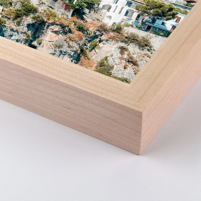 DESCRIPTION: Positano 1 by Natalie Obradovich in Natural Maple Framed Paper, Large Art Print SPECIFICATIONS: Type: Framed...