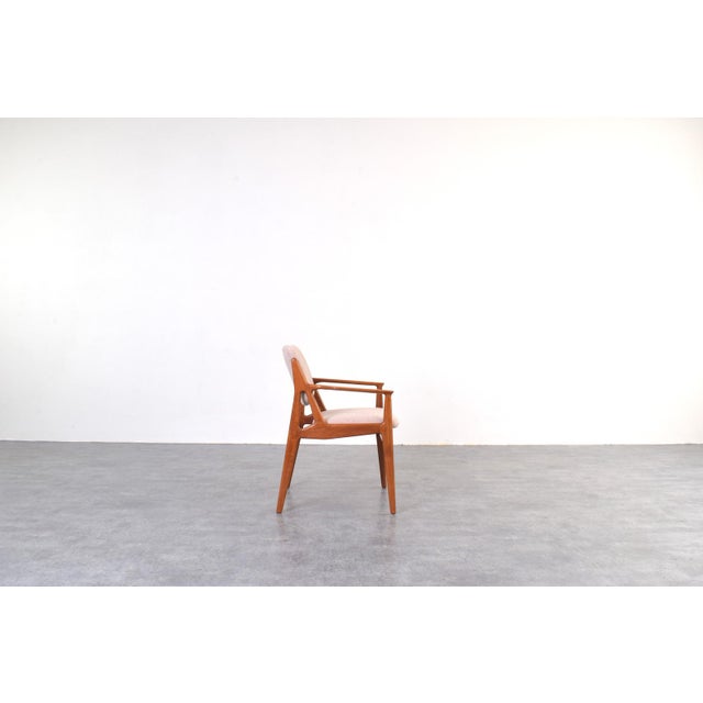Mid-Century Modern Mid-Century Modern Ella Armchair in Teak and Wool by Arne Vodder for Vamo Sønderborg, 1960s For Sale - Image 3 of 13