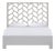 Silas Platform Bed Queen - Light Gray For Sale
