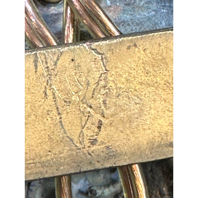 Pair of Large English Regency Style Gilded Bronze 3 Light Sconces by Edward F. Caldwell For Sale In Dallas - Image 6 of 10