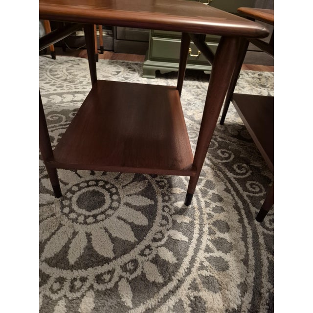 Wood Set of 2 Lane Acclaim End Tables For Sale - Image 7 of 11
