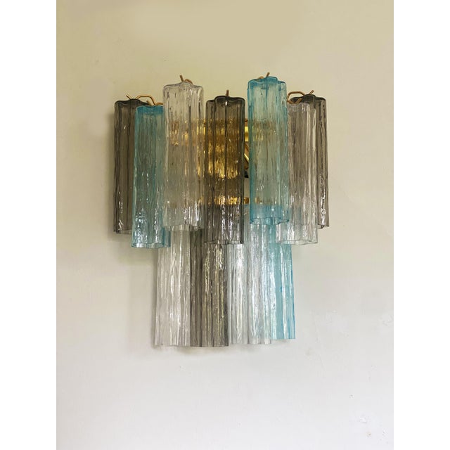 Contemporary Multicolor “Tronchi” Wall Sconce in Venini Style - a Pair For Sale - Image 6 of 12