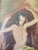 Cornflower Blue Max S. Klein Mid-Century Modern Paint by Number Female Nude Paintings - Set of 7 For Sale - Image 8 of 8