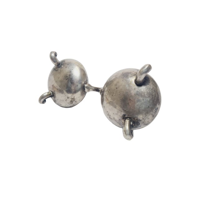 Silver Eclectic Silver Salt and Pepper Holder, Germany, 1890s For Sale - Image 8 of 14