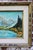 Wood Antique Traditional Mountains and Lake Landscape Oil Painting For Sale - Image 7 of 12
