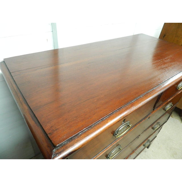 Victorian Mahogany Chest of Drawers, 1890s For Sale - Image 3 of 18