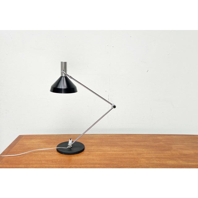 Mid-Century Modern Swiss Type 60 Minimalist Table Lamp by Rosemarie and Rico Baltensweiler for Baltensweiler, 1960s For Sale - Image 4 of 18
