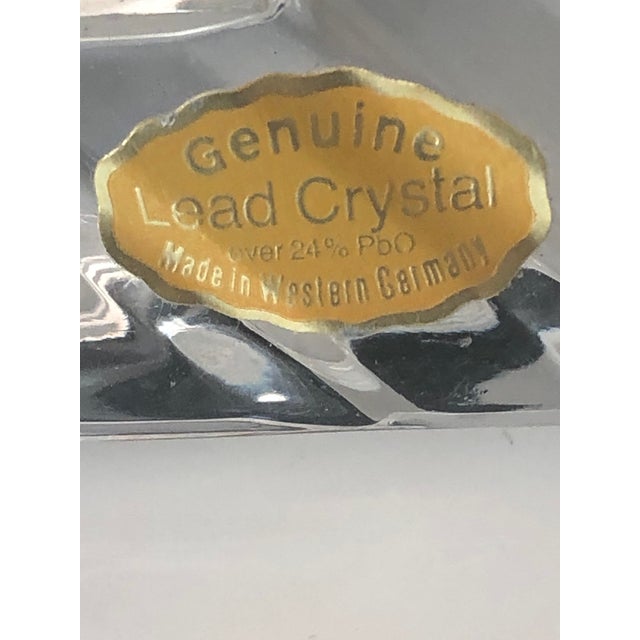 1980s Lead Crystal Picture Frame West Germany For Sale - Image 4 of 6