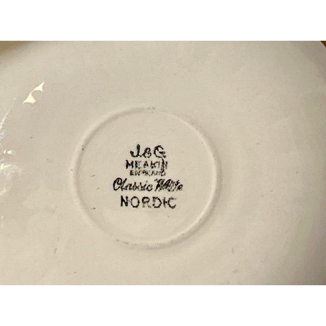 Ceramic 1960’s J&g Meakin Blue Onion English Saucers - Set of 6 For Sale - Image 7 of 7